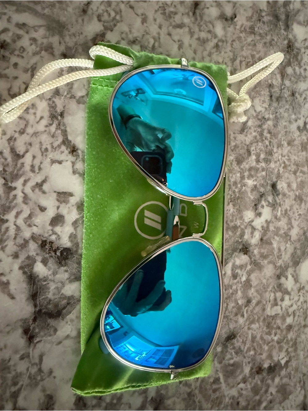 Blenders Blue Angel Polarized Aviator Sunglasses